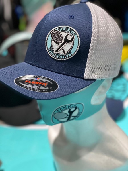 TWKST Basecap Truckercap Blau/Weiß