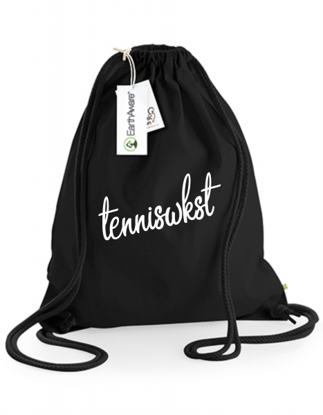 TWKST Juterucksack Beutel tenniswkst schwarz